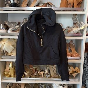 lululemon athletica Black Cropped Hoodie